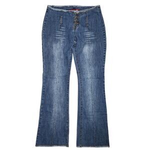 Vtg 90s Zana Di Jeans Y2k‎ Low Rise Flare Bell Bottom Fridge Bratz Lizzy McGuire
